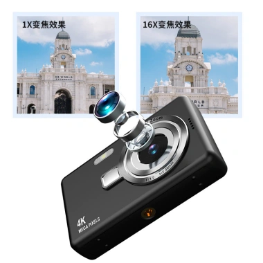 Máy ảnh kỹ thuật số HD retro CCD – Thiết kế sinh viên, thẻ bỏ túi, phong cách vintage, giảm giá 931.401₫ 4
