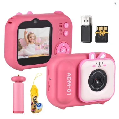 Máy Ảnh Kỹ Thuật Số Mini 1.080P 48MP Màn Hình IPS 2.4 inch Kèm Thẻ Nhớ Đầu Đọc Cho Bé - Giá 558.000 VND 9 Máy Ảnh Kỹ Thuật Số Mini 1.080P 48MP Màn Hình IPS 2.4 inch Kèm Thẻ Nhớ Đầu Đọc Cho Bé - Giá 558.000 VND 9
