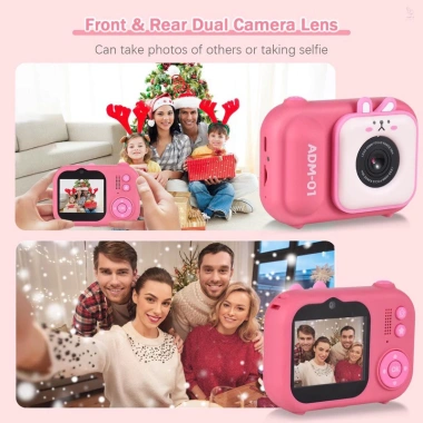 Máy ảnh kỹ thuật số mini ADM-01 720P 48MP camera trước sau + tripod cho bé cute - giá 559.000₫ 3