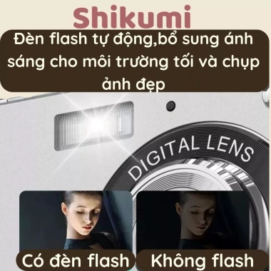 Máy ảnh kỹ thuật số mini SHIKUMI V2 48MP siêu mỏng, nhỏ gọn, tặng thẻ nhớ - Giá chỉ 690.000₫ 2