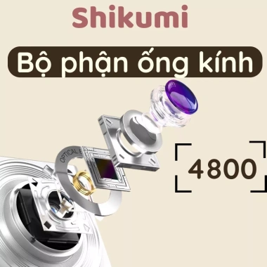 Máy ảnh kỹ thuật số mini SHIKUMI V2 48MP siêu mỏng, nhỏ gọn, tặng thẻ nhớ - Giá chỉ 690.000₫ 3