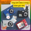 Máy ảnh kỹ thuật số mini v2 48MP - Siêu mỏng, quay video, tặng thẻ nhớ, chỉ 136k