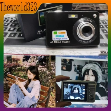Máy ảnh kỹ thuật số mini v2 48MP - Siêu mỏng, quay video, tặng thẻ nhớ, chỉ 136k 8