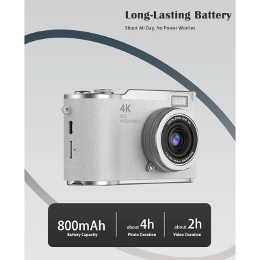 Máy ảnh kỹ thuật số YMX 007 màn hình lật 180° CCD cho trẻ em - Đọc thẻ SD/32GB, giá ưu đãi 567.600₫ 3