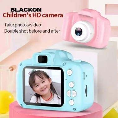 Máy ảnh Mini BLACKON 2 inch HD 1.080P, màn hình HD, chụp ảnh đồ chơi, quà sinh nhật