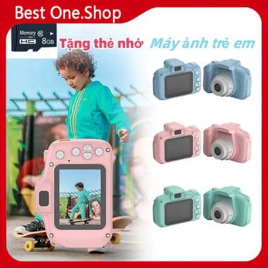 Máy ảnh mini HD cho trẻ em CLUBLU – Camera kỹ thuật số hoạt hình, tặng thẻ nhớ, thiết kế dễ thương, phù hợp bé 3 tuổi 2