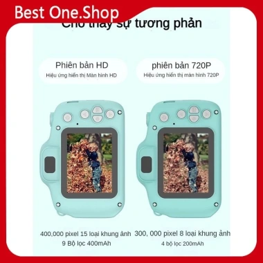 Máy ảnh mini HD cho trẻ em CLUBLU – Camera kỹ thuật số hoạt hình, tặng thẻ nhớ, thiết kế dễ thương, phù hợp bé 3 tuổi 4