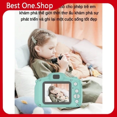 Máy ảnh mini HD cho trẻ em CLUBLU – Camera kỹ thuật số hoạt hình, tặng thẻ nhớ, thiết kế dễ thương, phù hợp bé 3 tuổi 7