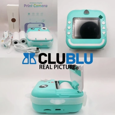 Máy Ảnh Mini In Nhiệt CLUBLU 24MP 720P Camera Cute 3 Cuộn Giấy Giá 550k 2