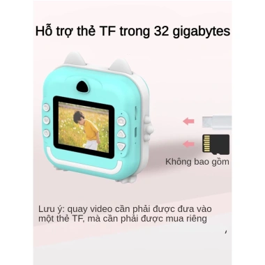 Máy Ảnh Mini In Nhiệt CLUBLU 24MP 720P Camera Cute 3 Cuộn Giấy Giá 550k 6