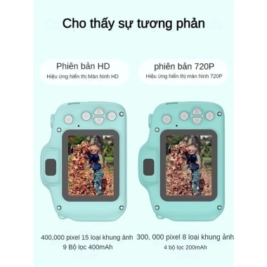 Máy ảnh mini kỹ thuật số HD cho trẻ em - Quà tặng CLUBLU, giá ưu đãi 57.720₫ 4 Máy ảnh mini kỹ thuật số HD cho trẻ em - Quà tặng CLUBLU, giá ưu đãi 57.720₫ 4