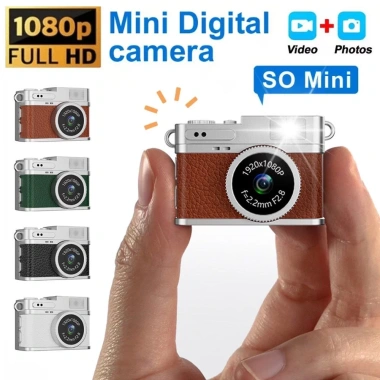 Máy ảnh Mini TOP s150 1.080p - Flash LED, thiết kế nhỏ gọn, di động, quà tặng trẻ em học sinh
