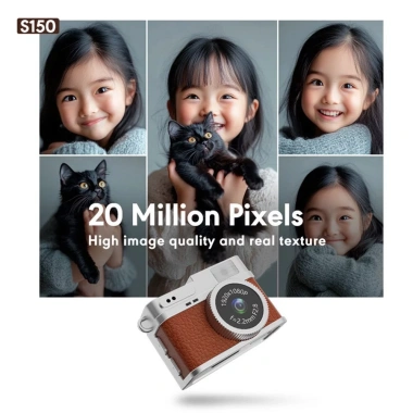 Máy ảnh Mini TOP s150 1.080p - Flash LED, thiết kế nhỏ gọn, di động, quà tặng trẻ em học sinh