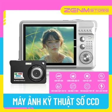 Máy Ảnh Mini V2 48MP - Quay 1.080p, Siêu Nhẹ 198g, Tặng Thẻ 8/16GB, Giá 187.600