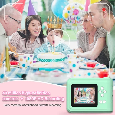 Máy ảnh S7 màn hình IPS 2,4 inch - In nhiệt tức thì, video, quà tặng trẻ em 218.900₫