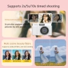 Máy ảnh SHIGONG 1.080P – 8x Zoom, chống rung, màn hình lật 180°, flash, di động 5