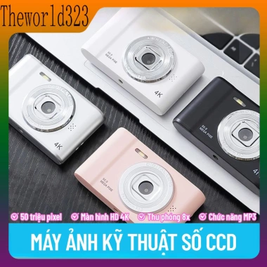 Máy Ảnh Số 4K 50MP CCD Chống Rung - Thiết Kế Siêu Nhẹ, Giá Ưu Đãi 90.054₫ 2