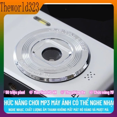 Máy Ảnh Số 4K 50MP CCD Chống Rung - Thiết Kế Siêu Nhẹ, Giá Ưu Đãi 90.054₫ 6