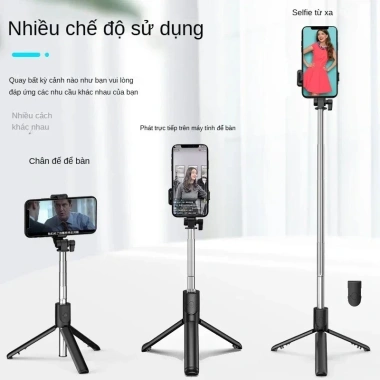 Máy ảnh thể thao 360 cầm tay Mini - Chân selfie tự động, đỡ không dây, chỉ 175.000đ