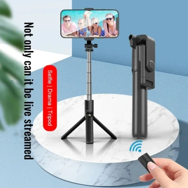 Máy ảnh thể thao 360 cầm tay Mini - Chân selfie tự động, đỡ không dây, chỉ 175.000đ
