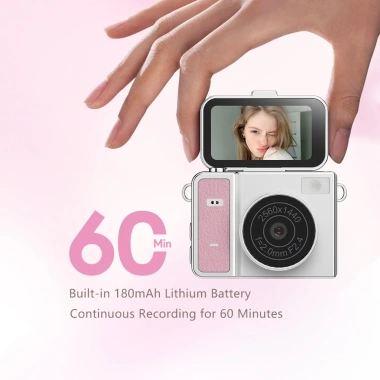 Máy ảnh thể thao mini xoay màn hình, tiện lợi cho nam nữ - quà tặng thời trang 5 Máy ảnh thể thao mini xoay màn hình, tiện lợi cho nam nữ - quà tặng thời trang 5