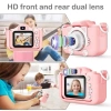 Máy ảnh trẻ em camera kép Full HD 1.080 selfie, quay video - 2 màu xanh hồng, giá 172k 7