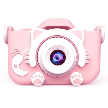 Máy ảnh trẻ em camera kép Full HD 1.080 Selfie và Quay video, 2 màu xanh hồng, giá chỉ 172.000 VND
