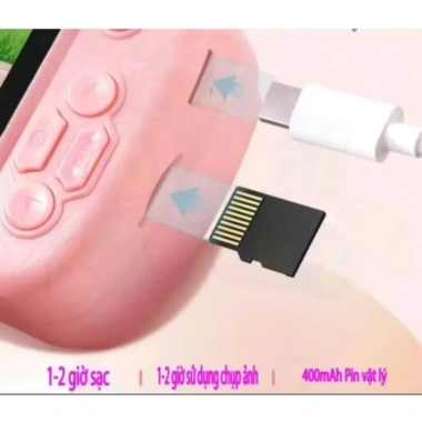 Máy ảnh trẻ em đa chức năng, quay video, nghe nhạc, chơi game - tặng thẻ nhớ 16G, giá chỉ 320.000đ 3