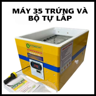 Máy ấp trứng 35 trứng kèm thùng xốp tự lắp - Giá chỉ 549.000đ