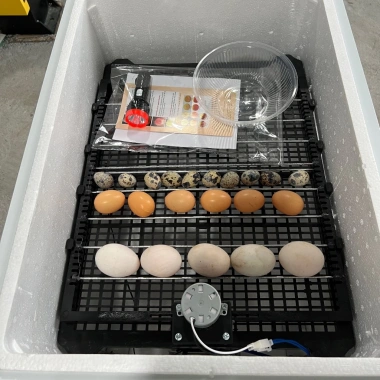 Máy Ấp Trứng 54 Trứng Xốp và Alu Viền Nhôm, Dây Cacbon, Ấp Gà Vịt Ngan Ngỗng 830k