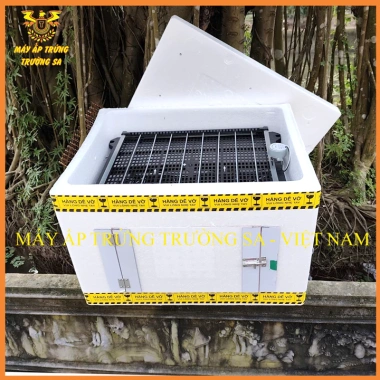 Máy ấp trứng đảo tự động 120 trứng - Thùng xốp - Giá rẻ, nở cao 99.9k