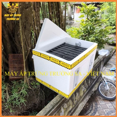 Máy ấp trứng đảo tự động 120 trứng - Thùng xốp - Giá rẻ, nở cao 99.9k