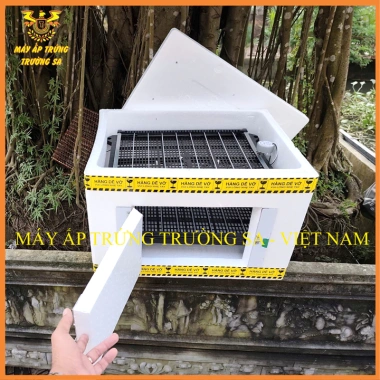 Máy ấp trứng đảo tự động 120 trứng - Thùng xốp - Giá rẻ, nở cao 99.9k