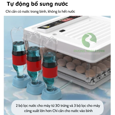 Máy ấp trứng gà mini tự động Dương Ninh thế hệ mới 220/12V A1.234 – Thông minh, hiện đại, giá ưu đãi 1,267,200₫ 6 Máy ấp trứng gà mini tự động Dương Ninh thế hệ mới 220/12V A1.234 – Thông minh, hiện đại, giá ưu đãi 1,267,200₫ 6