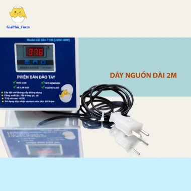 Máy ấp trứng gia cầm Gia Phú - Đảo trứng tay, lắp thùng xốp 10-100 trứng, giảm còn 210.000 VND