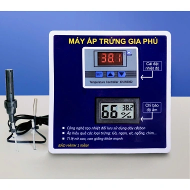 Máy ấp trứng gia cầm Gia Phú - Đảo trứng tay, lắp thùng xốp 10-100 trứng, giảm còn 210.000 VND 10 Máy ấp trứng gia cầm Gia Phú - Đảo trứng tay, lắp thùng xốp 10-100 trứng, giảm còn 210.000 VND 10