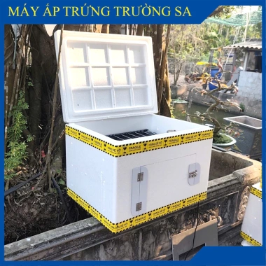 Máy ấp trứng hộ gia đình thùng xốp + đảo tự động 60 trứng - Giá 899.000, khuyến mãi 3 Máy ấp trứng hộ gia đình thùng xốp + đảo tự động 60 trứng - Giá 899.000, khuyến mãi 3