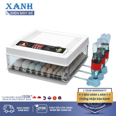 Máy ấp trứng tự động thông minh - Hộp ấp nhỏ tại nhà, ấp gà, vịt, ngỗng, vẹt, bồ câu - Giá chỉ 739.000 VND