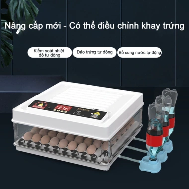 Máy ấp trứng tự động thông minh - Hộp ấp nhỏ tại nhà, ấp gà, vịt, ngỗng, vẹt, bồ câu - Giá chỉ 739.000 VND 9
