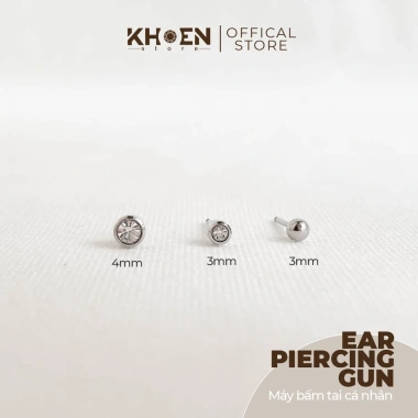 Máy bấm tai cá nhân thép không gỉ - Giá chỉ 45.000 VND | Khoen Store