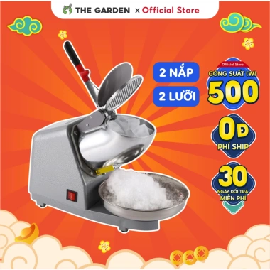 Máy Bào Đá GREENMIX GM-50 2 Lưỡi 2 Nắp 500W, Xay Đá Tuyết Siêu Mịn, Bảo Hành 12 Tháng - 619.000₫