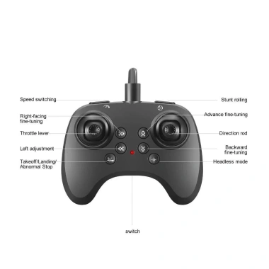 Máy bay chiến đấu tạo bọt RC 2.4G 4 động cơ, cảm biến trọng lực, bọt EPP bền bỉ - MAOYE66SY