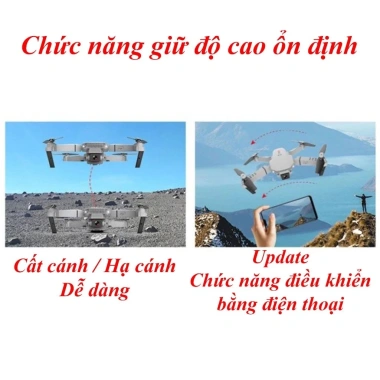Máy Bay Điều Khiển Từ Xa E88 Flycam Quadcopter UAV Nâng Cấp Camera Giá Rẻ Chỉ 99901đ 7
