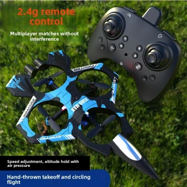 Máy bay điều khiển từ xa K500 Max RC 2.4G - Helicopter Jet, Foam Fighter, Đèn LED, Giá chỉ 271.700₫ 5