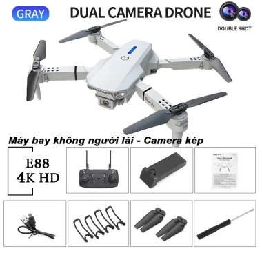 Máy Bay Flycam E88 Pro Max Drone Mini 4K - Camera Siêu nét, Giá chỉ 198.000₫ 8 Máy Bay Flycam E88 Pro Max Drone Mini 4K - Camera Siêu nét, Giá chỉ 198.000₫ 8
