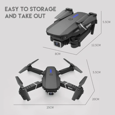 Máy Bay Flycam E99 Camera HD - Động Cơ Chổi Than, Dễ Dàng Dùng cho Người Mới, Giá 375.000 VND