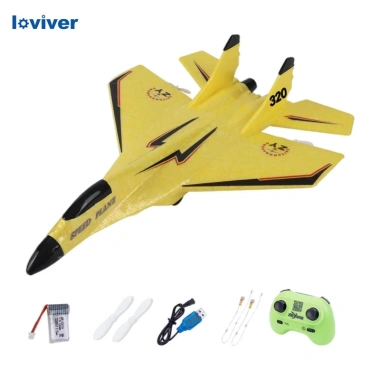 Máy bay RC 2 kênh Đèn ngủ: Máy bay lượn cố định màu vàng, giá chỉ 346.500₫