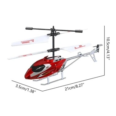 Máy bay RC 3.5CH/2.5CH JKDesign Sạc USB Đỏ Xanh Vàng Bạc Quà tặng trẻ em