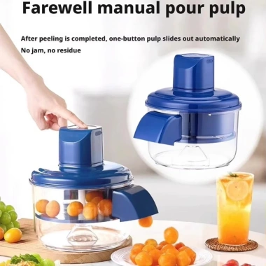 Máy bóc vỏ trái cây KENJIE – Gọt vỏ nho điện sạc lại, chống rỉ sét, thép không gỉ, gọt tỏi thông minh, dùng tại nhà 7
