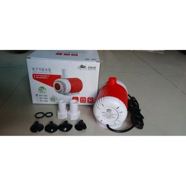 Máy bơm bể cá Baoyu trắng đỏ chính hãng BY101-106, rẻ nhất, bảo hành, chỉ 85.000₫